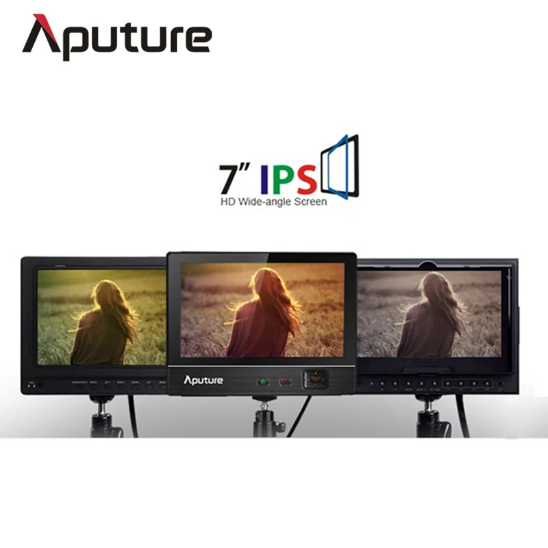 Aputure digital 7inch IPS video Monitor V-Screen VS-2 FineHD 7'' LCD Field Adv.Monitor accepts HDMI AV for DSLR Free Shipping |