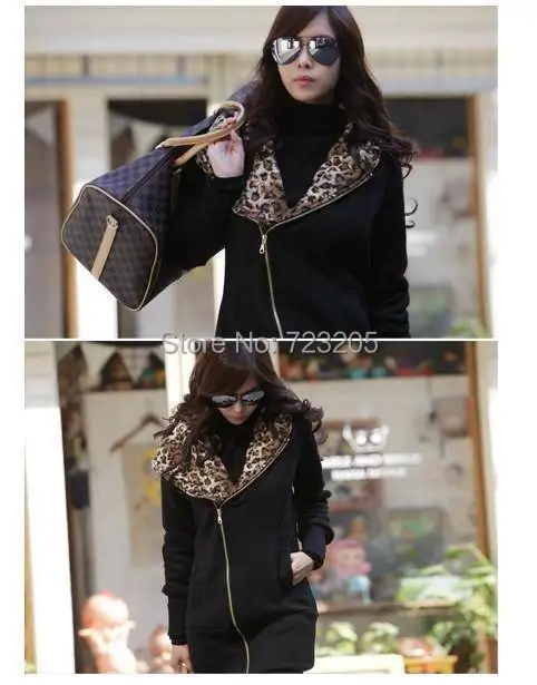 Размер S XXL 3 цвета женская новая модная куртка пальто леопардовая подкладка с