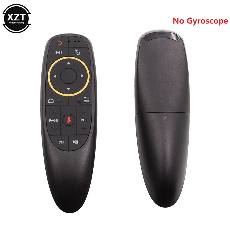 no Gyroscope G10 Универсальный голосовой пульт дистанционного управления 2,4G Air mouse Микрофон гироскоп ИК обучение для LG samsung Android tv Box дистанционное управление - Цвет: no Gyroscope