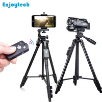 5218 professional tripod with holder bluetooth remote for iphone samsung xiaomi phones tripod stand for nikoncanon dslr cameras