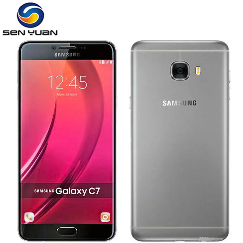 Оригинальный разблокированный Samsung Galaxy c7 C7000 4G LTE мобильный телефон Octa Core 5 7 &quot16.0MP