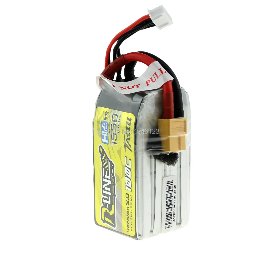 Литий-полимерный аккумулятор TATTU 1550mah 100C 15 2 V V2.0 XT60 модная литий-полимерная