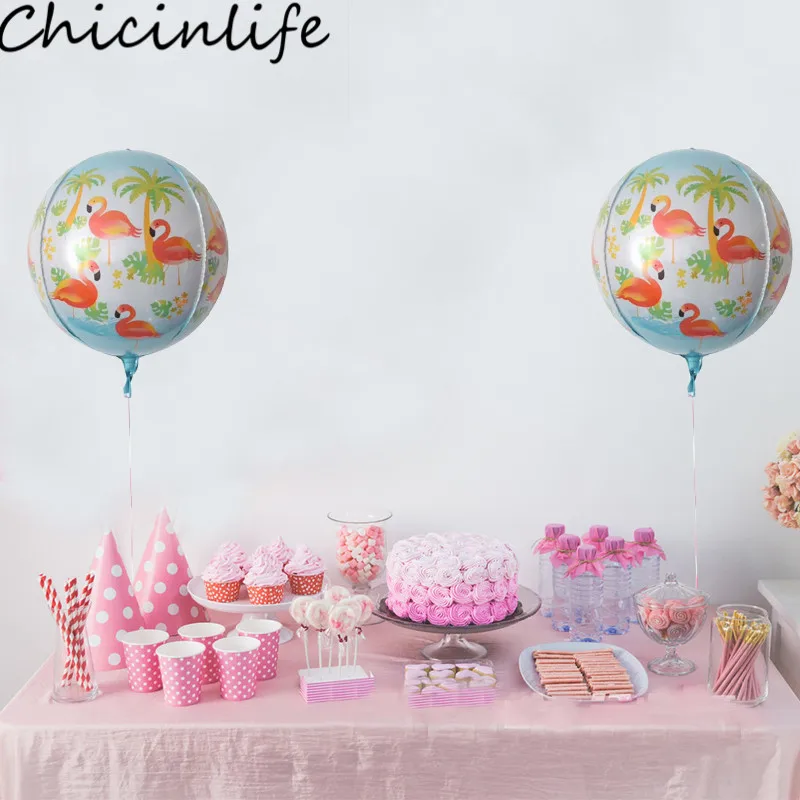 Chicinlife 1 шт. 24 дюйма 4D единорог фламинго шар день рождения вечеринка Baby Shower детские