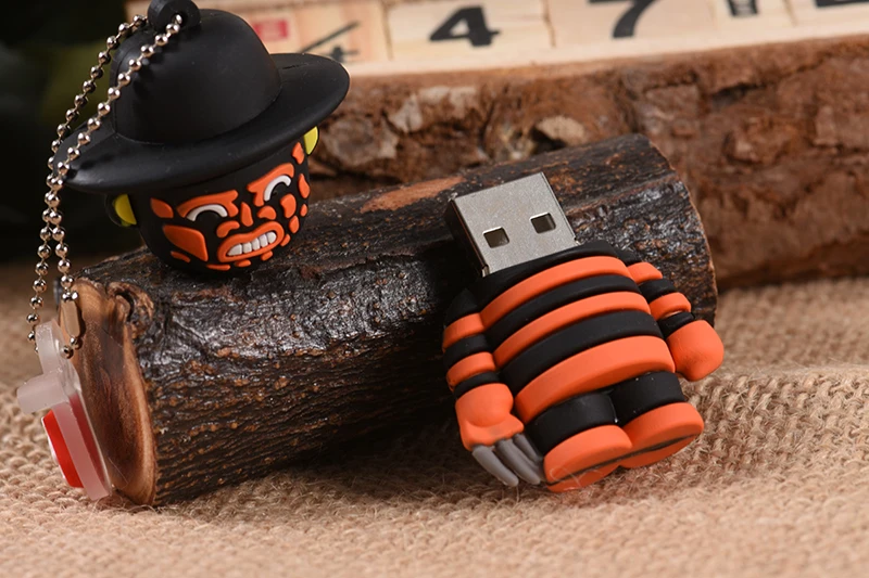 JASTER USB флэш-накопитель 32G "Фредди против Джейсона" карта памяти, Флеш накопитель 64G Флешка U диск 4GB 8GB 16GB