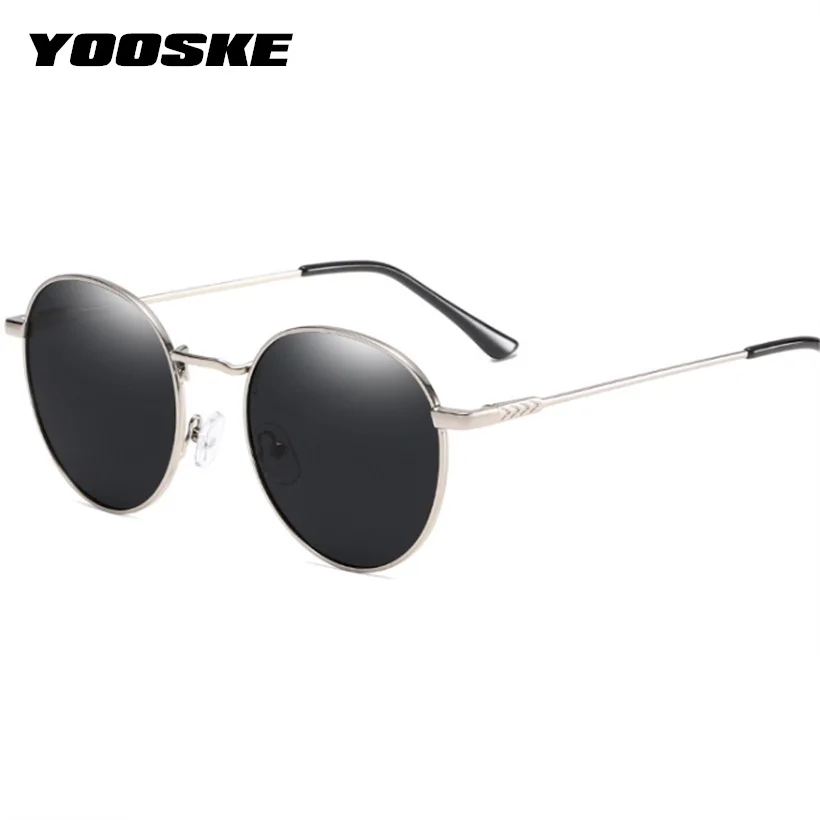Поляризованные солнцезащитные очки YOOSKE женские винтажные Круглые