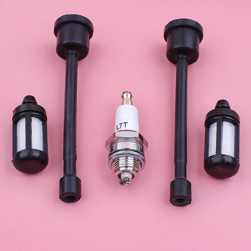 

Fuel Filter Line Hose Spark Plug Kit For Stihl 08 S10 TS350 TS360 Chainsaw Spare Tool Replacement Part