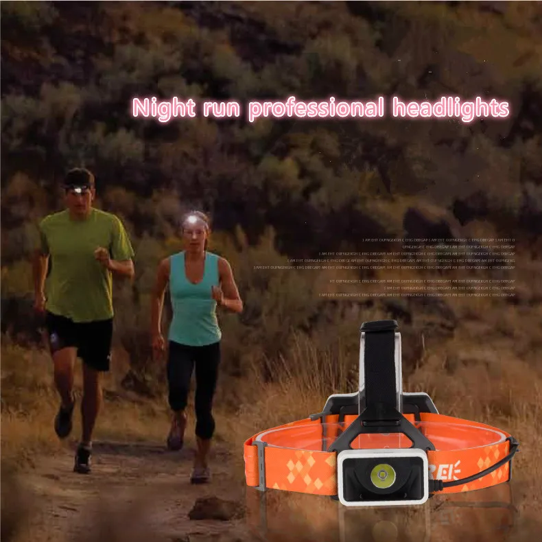 Беговые Бег головной свет ночной фара литиевая батарея аккумуляторная головы