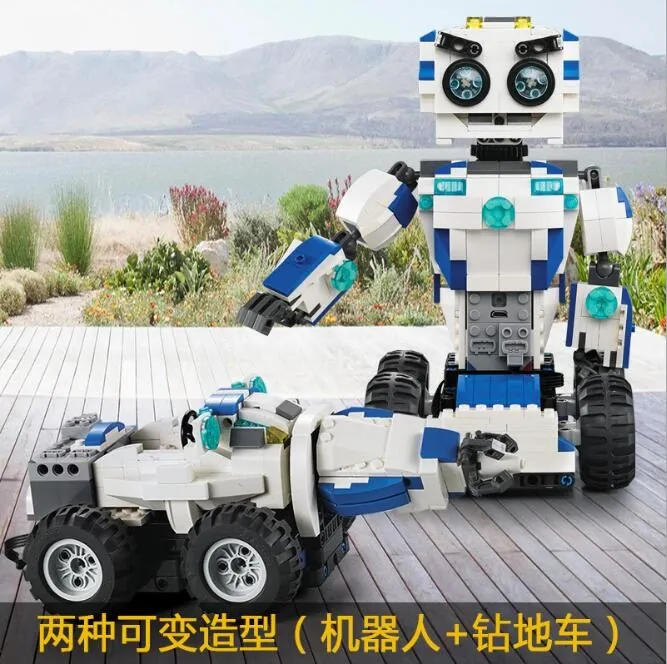 RC Робот строительные блоки Трансформеры кирпичи игрушки моторизованный Boost