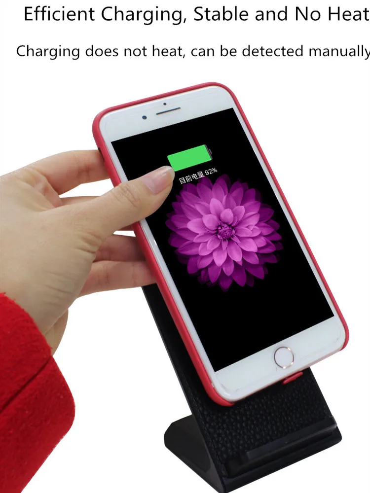 10 Вт Быстрое беспроводное зарядное устройство QI Quick Charge 3,0 для iPhone XS Max XR X 8 Plus samsung S6 S7 S8 S9 S10 адаптер держатель для телефона