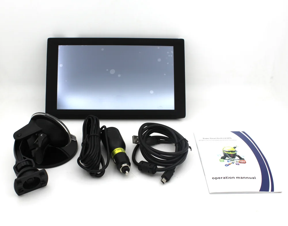 Автомобильный GPS навигатор KARADAR 9 дюймов с Wi Fi bluetooth fm AV IN фронтальный