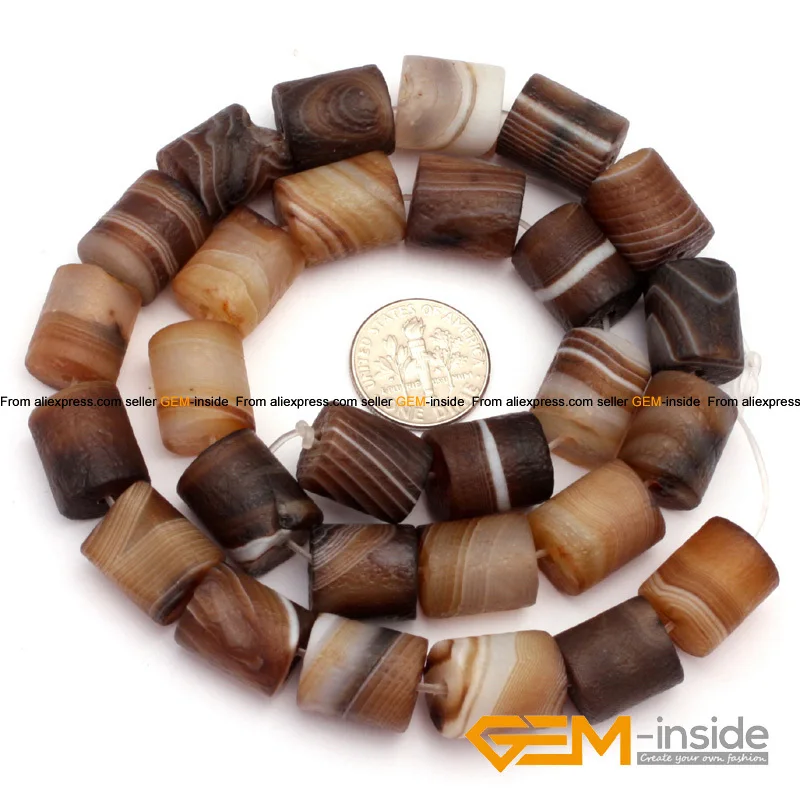 Матовый натуральный ботсванный Агат бисер для самостоятельного изготовления