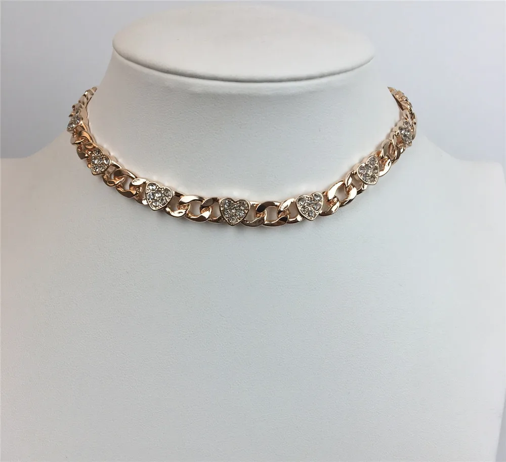 Новый хит продаж! Женское колье-чокер в форме сердца высококачественное