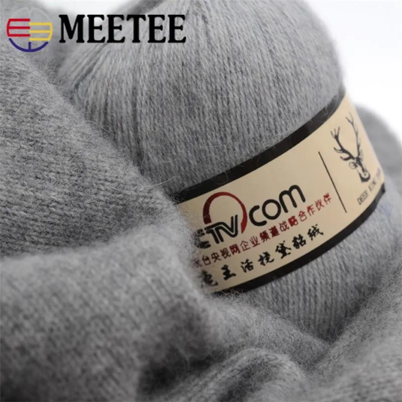 Meetee, 2 шт., мягкая шерсть яка, пряжа, кашемир, ручная вязка, грубая, сделай сам, для мужчин, женщин, шарф, пальто, свитер, шапка, аксессуары