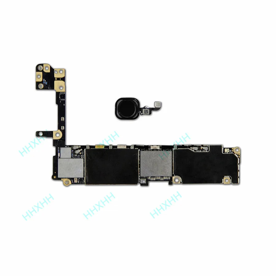 Оригинальная материнская плата для iPhone 6S, 4,7 дюймов, с сенсорным ID, 128 ГБ, 64 ГБ, 32 ГБ, 16 ГБ, разблокировка, с отпечатком пальца, логическая плата, система IOS