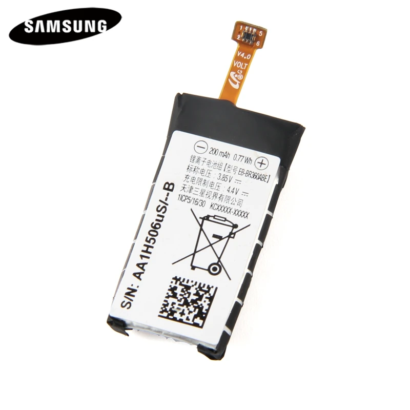 100% Оригинальный EB-BR360ABE батареи для Samsung Gear Fit2 Fit 2 R360 SM-R360 SCH-R360 запасная батарея 200