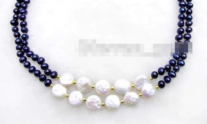 Новинка Красивые черные 6 7 мм Жемчуг украшенное мозаикой из драгоценных камней 12