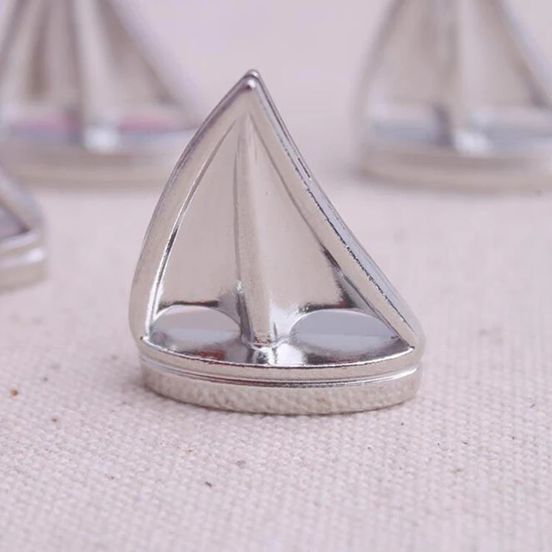 (20 шт./лот) Серебряный держатель карты для детского душа Свадебная пляжная