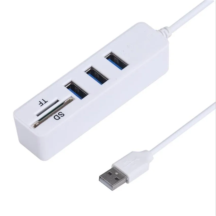 Usb-хаб планшет 2 в 1 супер скорость USB 0 3 порта сплиттер концентратор + кардридер