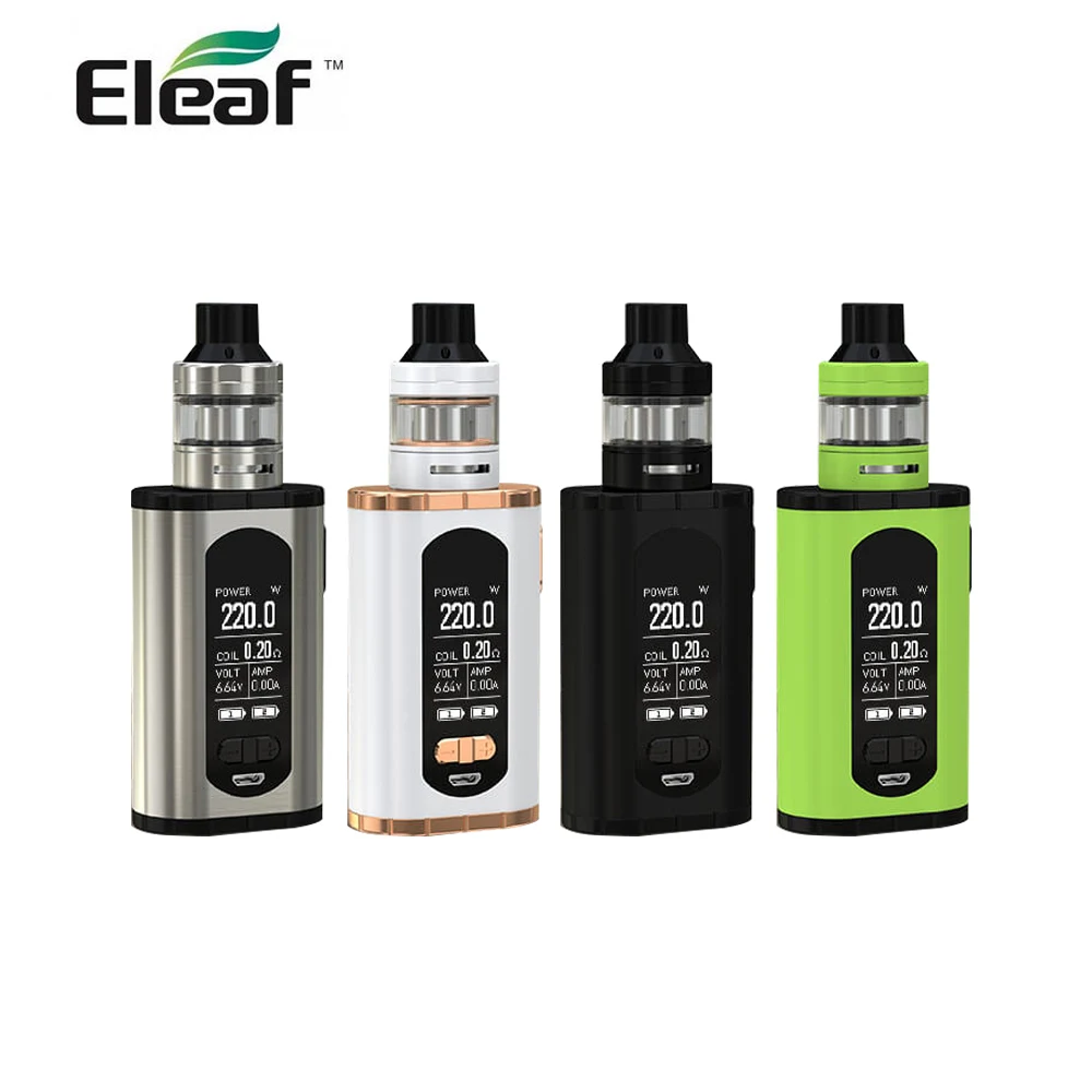 100% оригинальный набор Eleaf вызов с атомайзером ELLO T катушки HW3/HW4 режимы VW/TC питание