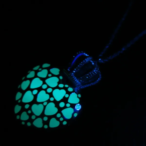 Бесплатная доставка серебро 925 пробы голубой светящийся в темноте фотоэлементы