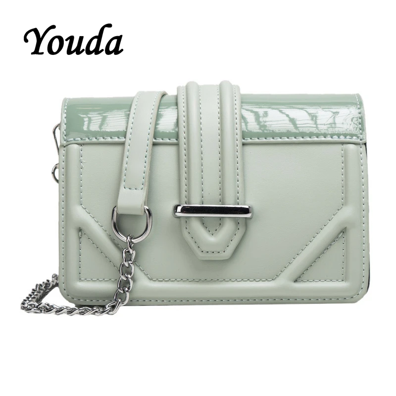 Youda оригинальная однотонная модная дизайнерская женская сумка через плечо в