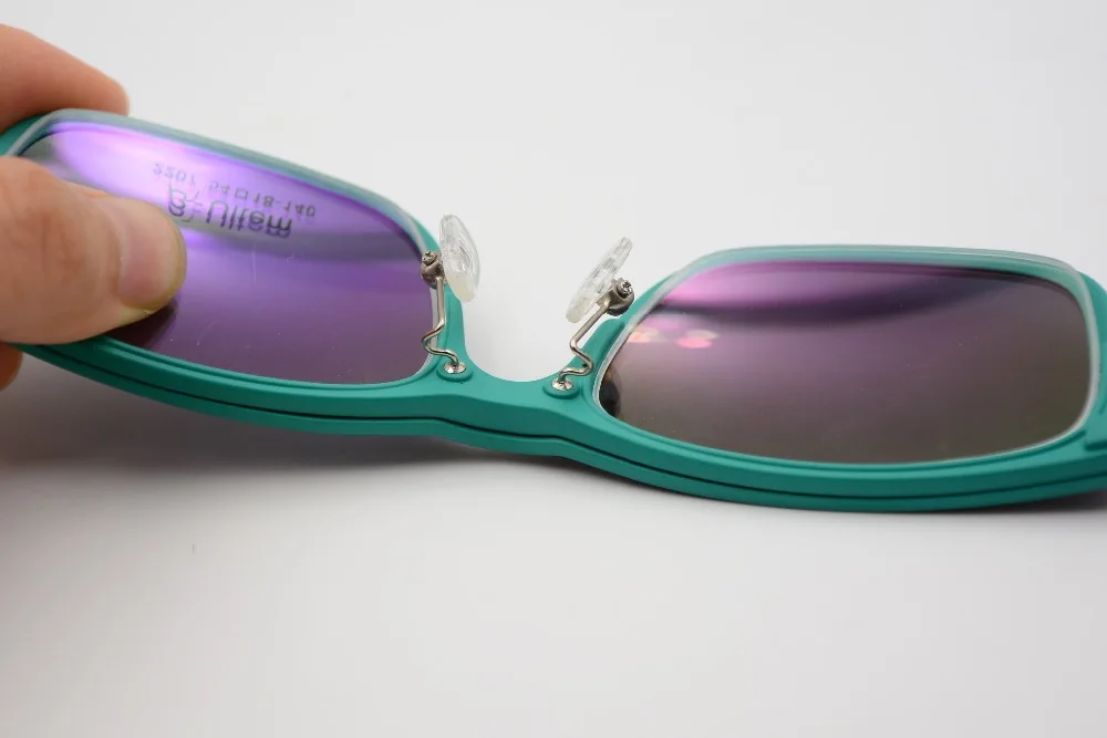 Pk полукадра солнцезащитные очки магнитный клип на оптических оправ с магнитной