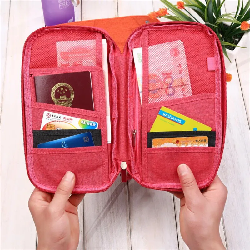 Модный многофункциональный держатель для кредитных карт Обложка паспорта