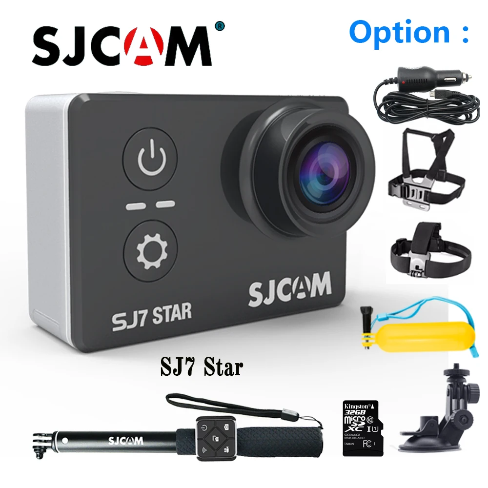 Оригинальный SJCAM SJ7 Star WiFi 4 K 30FPS 2' сенсорный экран дистанционный шлем для экшн
