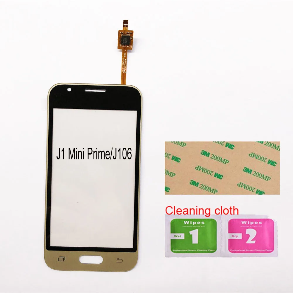 Gold No Tools 4,0 ''J106 для samsung Galaxy Grand J1 Mini Prime J106 сенсорный экран дигитайзер сенсорная стеклянная панель объектива - Цвет: Gold No Tools