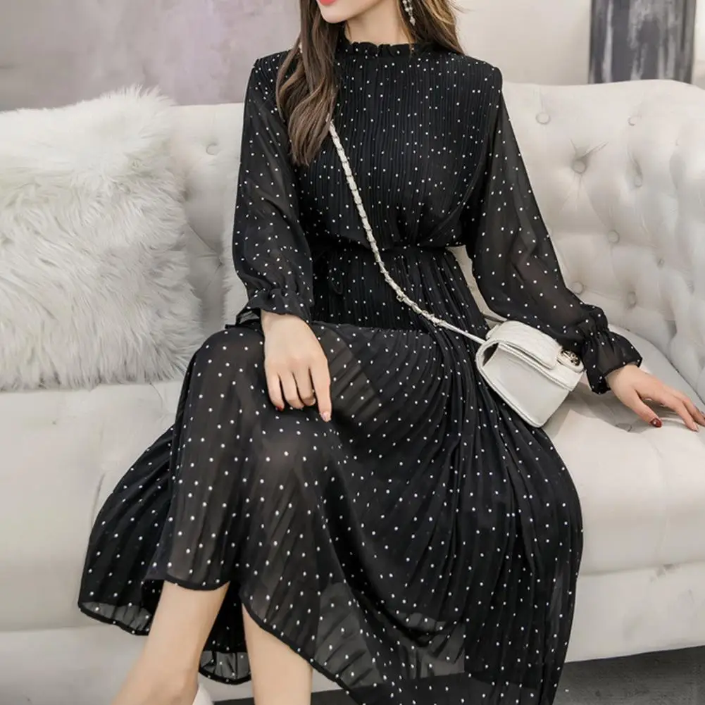 Женское Повседневное платье Yfashion элегантное очаровательный длинный рукав