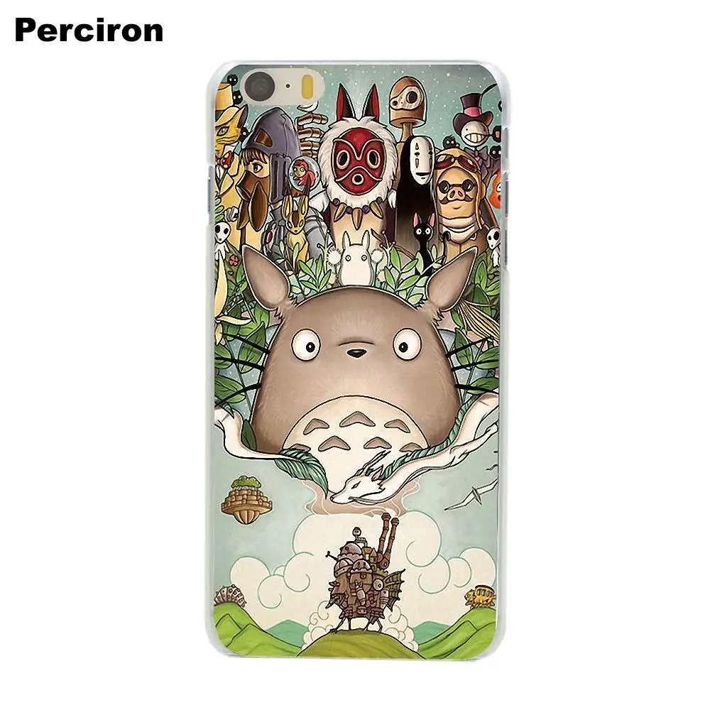 Студия Ghibli унесенная в спираль Тоторо для Apple iPhone 4 4S 5 5C SE 6 6S 7 8 Plus X LG G3 G4 G5 G6 K4 K7 K8 K10