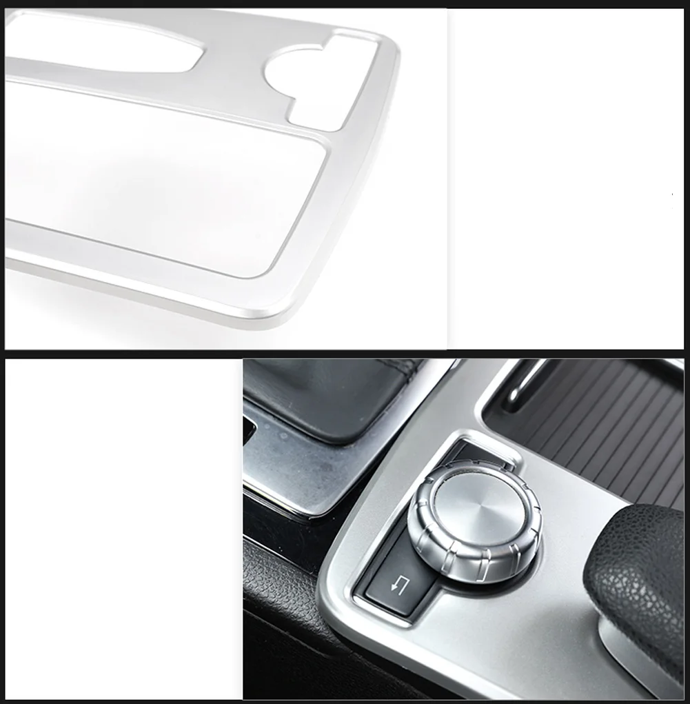 Для Mercedes Benz C Class W204 C180 C200 C260 C300 2007-2013 Автомобильная центральная консоль крышка чашки воды Накладка для Benz E класс W212 10-11