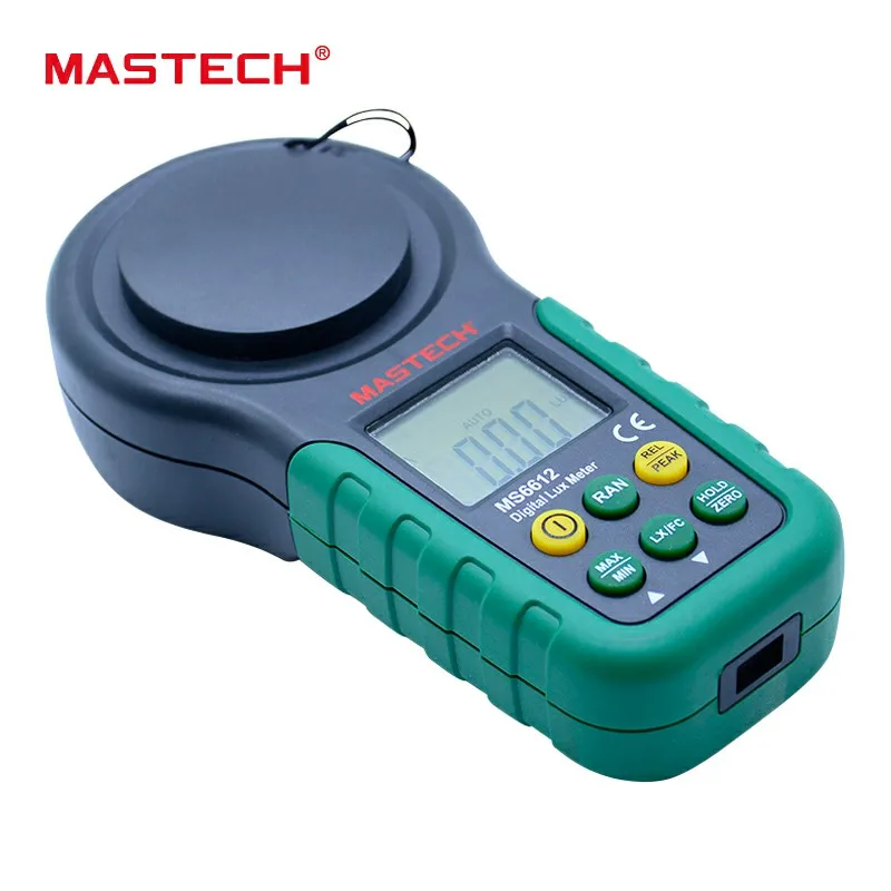 Mastech MS6612 люксовый измеритель 200000 люкс Измеритель света тестер спектра