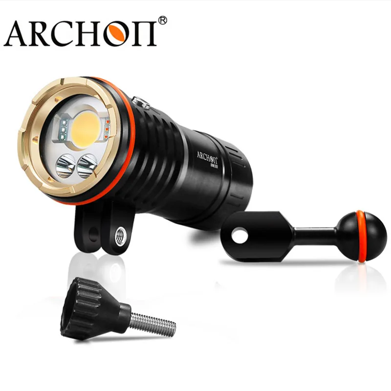 ARCHON DM20 WM26 Алюминий Водонепроницаемый XML2 U2 5200 LM 4 цвета светлый оттенок Дайвинг