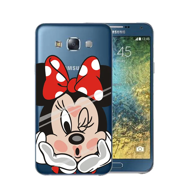 Soft Tpu Clear Phone Case For Samsung Galaxy A3 A5 2016 2017 prime J1 J2 J3 J5 J7 with Minnie Cute Mickey |