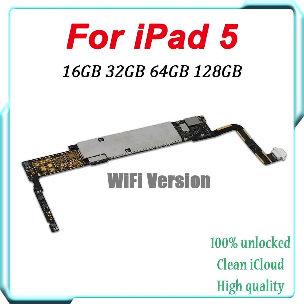 Замена логической платы для ipad 5 Air 1 Материнская плата с полным чипом, разблокирована Wifi версия A1474 для ipad 5 материнская плата