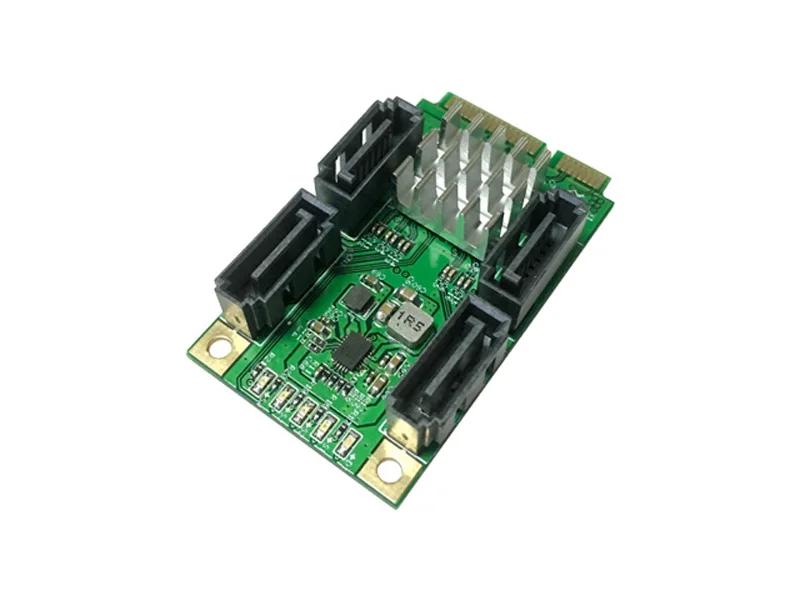 SATA мини-карта PCI-Express на 4 порта SATA3.0 6 ГБ/сек. контроллер карта адаптер | Компьютеры
