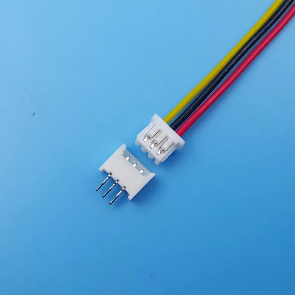 50 комплектов 3Pin одиночный конец микро JST шаг 1 25 мм 15 см 28AWG провод к разъему