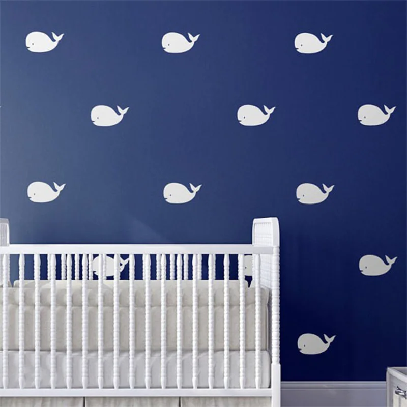 Виниловые съемные настенные наклейки с морскими животными|removable wall decals|wall
