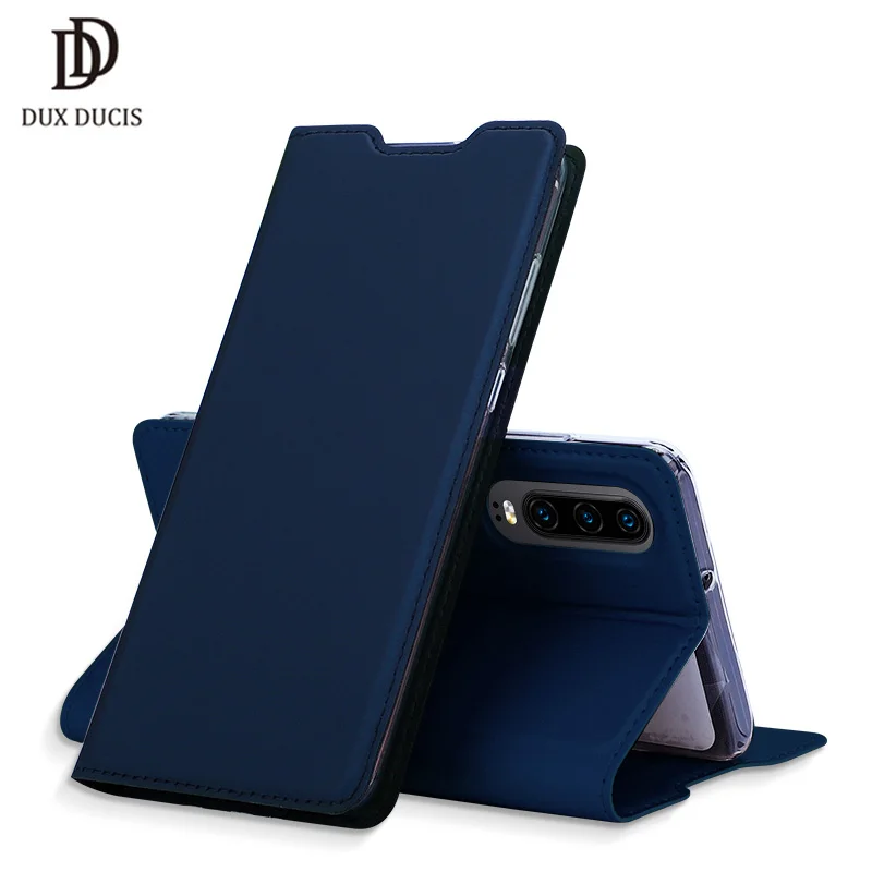 Кожаный чехол книжка DUX DUCIS для Huawei P30 Pro Lite чехлы бумажники телефонов P9 Etui