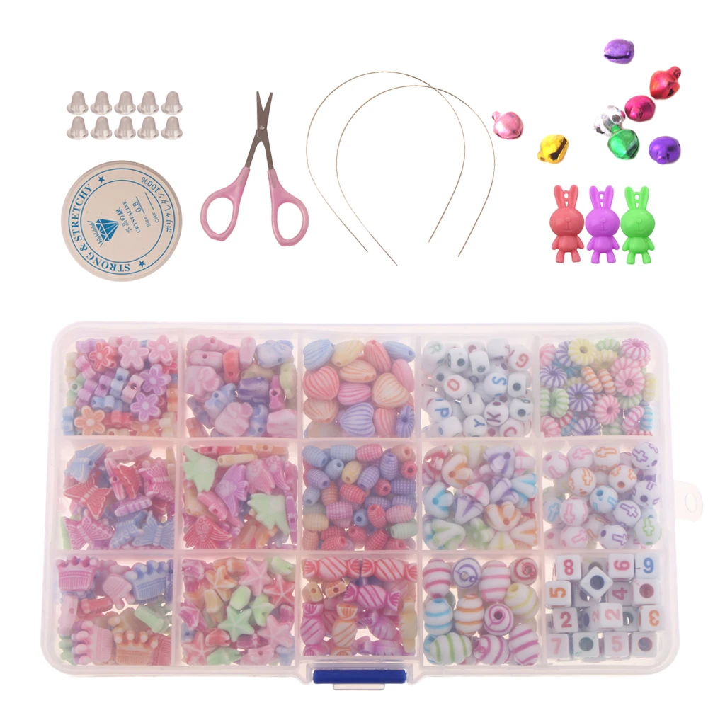 500 шт. акриловые бриллианты для девочек детские украшения ручной работы