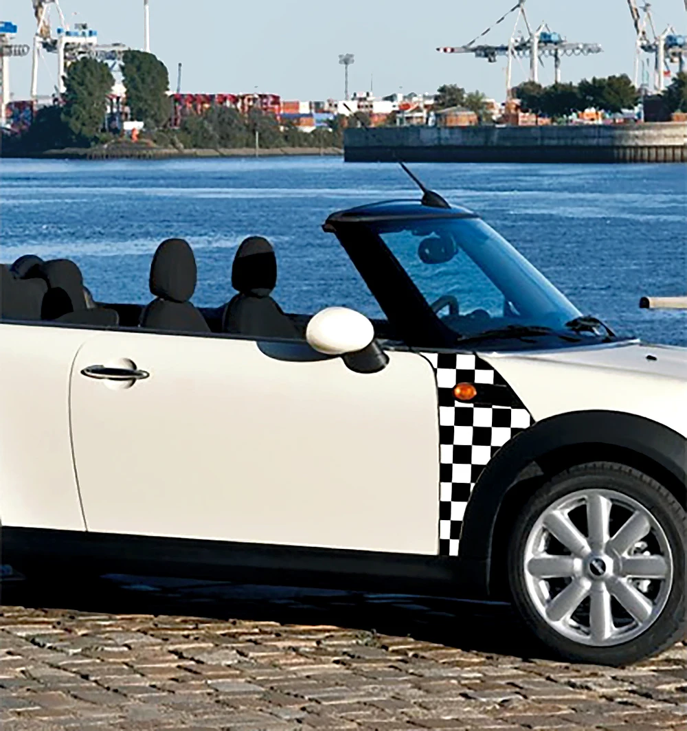 Декоративная наклейка на шахматную доску для Mini Cooper R55 R56 R60 R61 F55 F56|light sticker|sticker