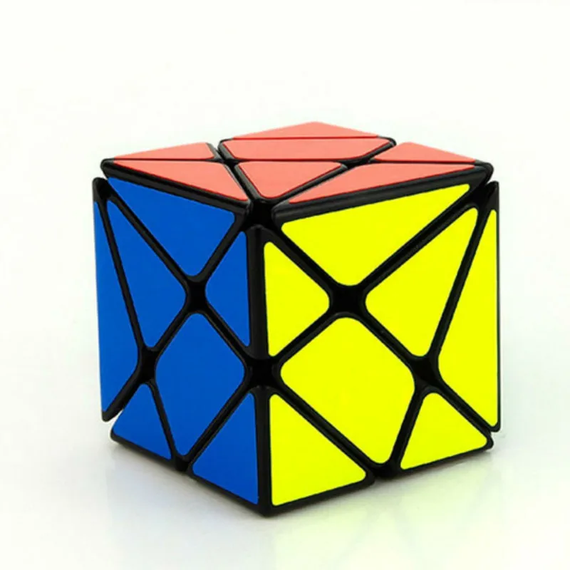 Черный Лидер продаж YongJun YJ Axis 3x3x3 магический куб, меняющий нерегулярно Jinggang скоростной куб с матовой наклейкой, игрушки для детей - Цвет: Черный