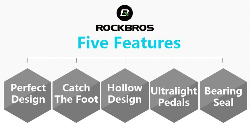 ROCKBROS MTB, педали для шоссейного велосипеда, педали для горного велосипеда, педали для езды на велосипеде, из алюминиевого сплава, полый, Сверхлегкий подшипник, BMX педали