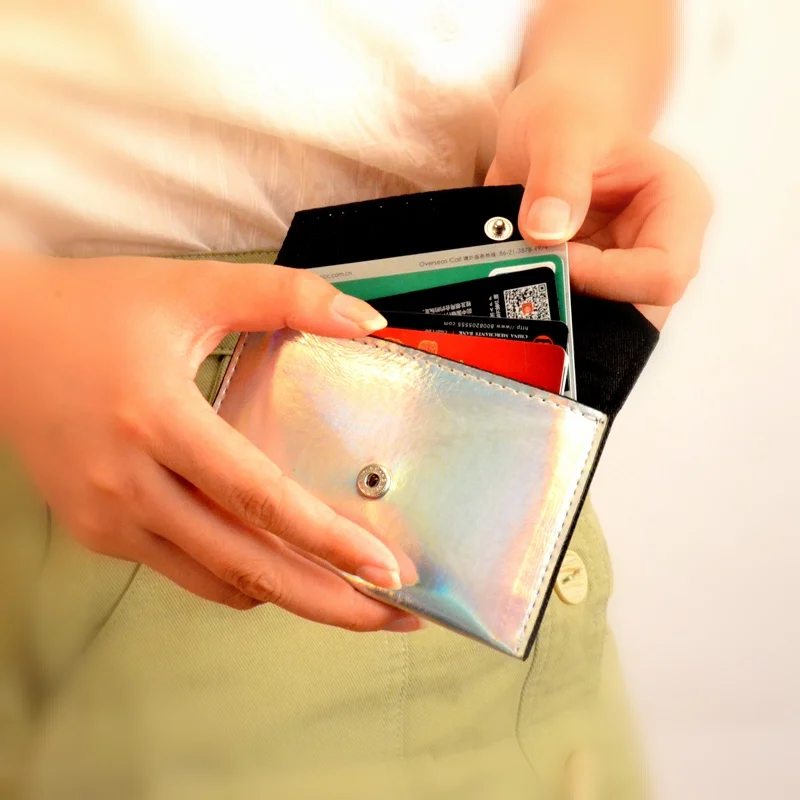 Женский кошелек для мелочи и кредитных карт из кожи|Кошельки монет| |