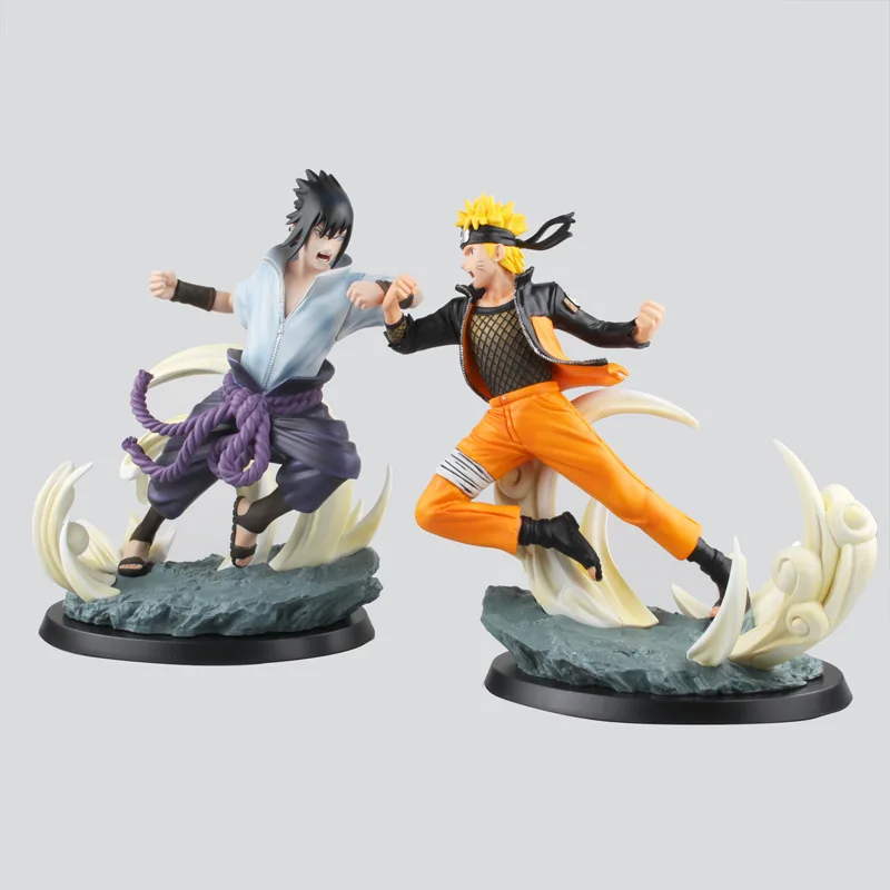 Huong аниме 27 см TSUME Наруто Саскэ Утиха Edizione Limitata Statua ПВХ фигурка в Resina Collezione