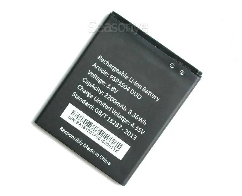 Новый 10 шт./лот 2200 мАч/3504 Вт-ч PSP3504 Сменный аккумулятор для Prestigio Muze C3 Duo PSP3504Duo +