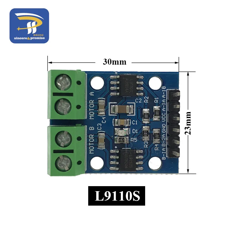 L9110 L9110S/HG7881 HG7881CP два дорожного двигателя управляемый модуль для Arduino 2 канала DC шаговый двигатель драйвер платы H Мост - Цвет: L9110S