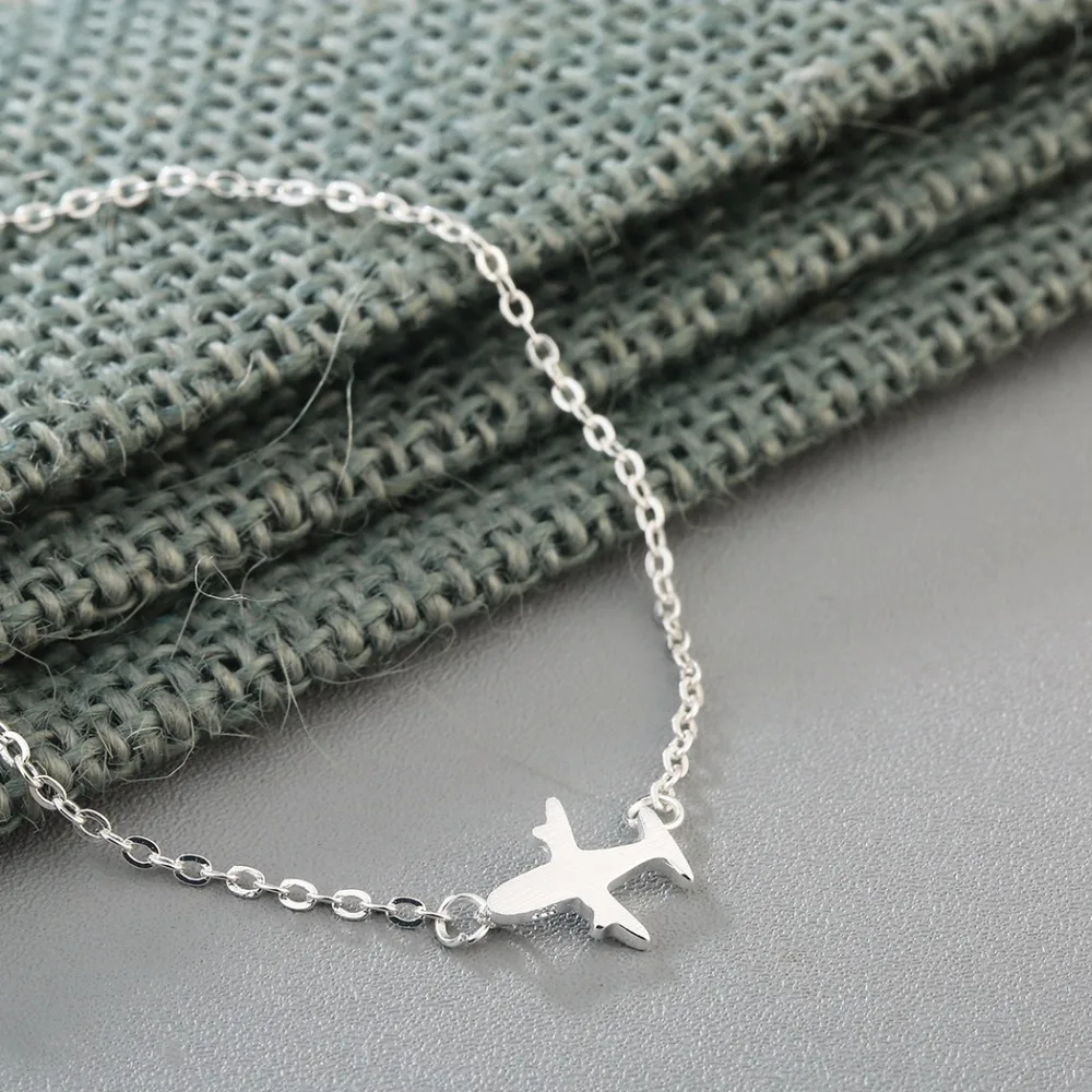 Модный браслет-цепочка QIAMNI с самолетом для влюбленных рождественский подарок