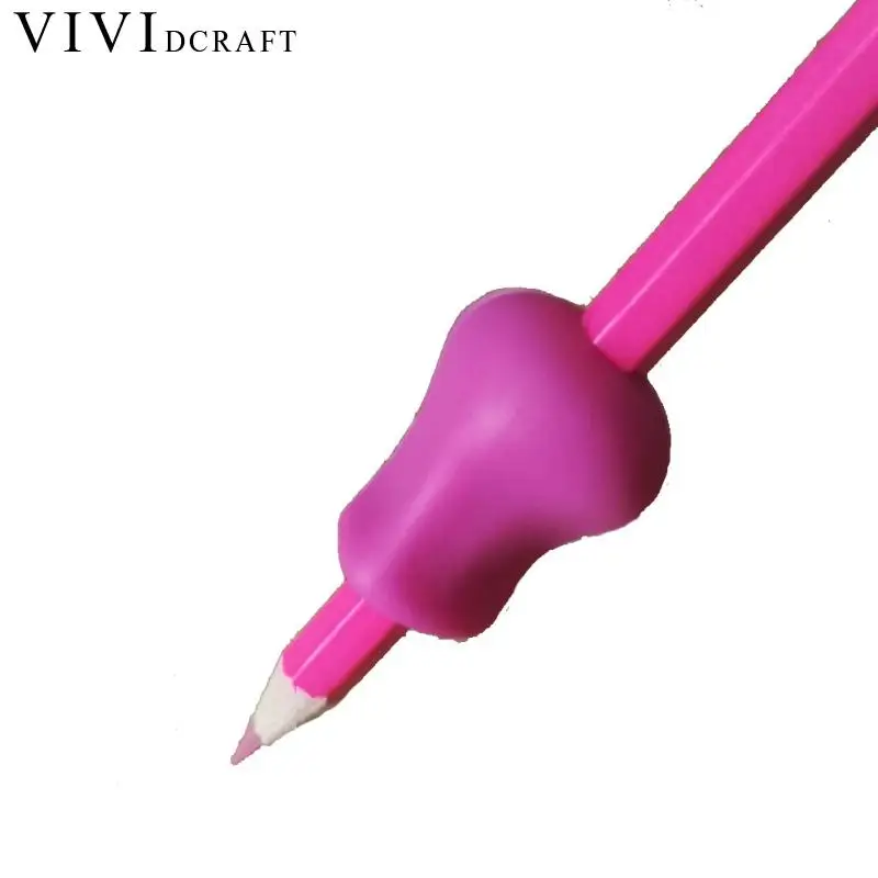 Vividcraft 3 шт./компл. детский держатель для карандашей и ручек ручка для письма коррекция осанки инструмент новые школьные принадлежности цанговый карандаш Топпер